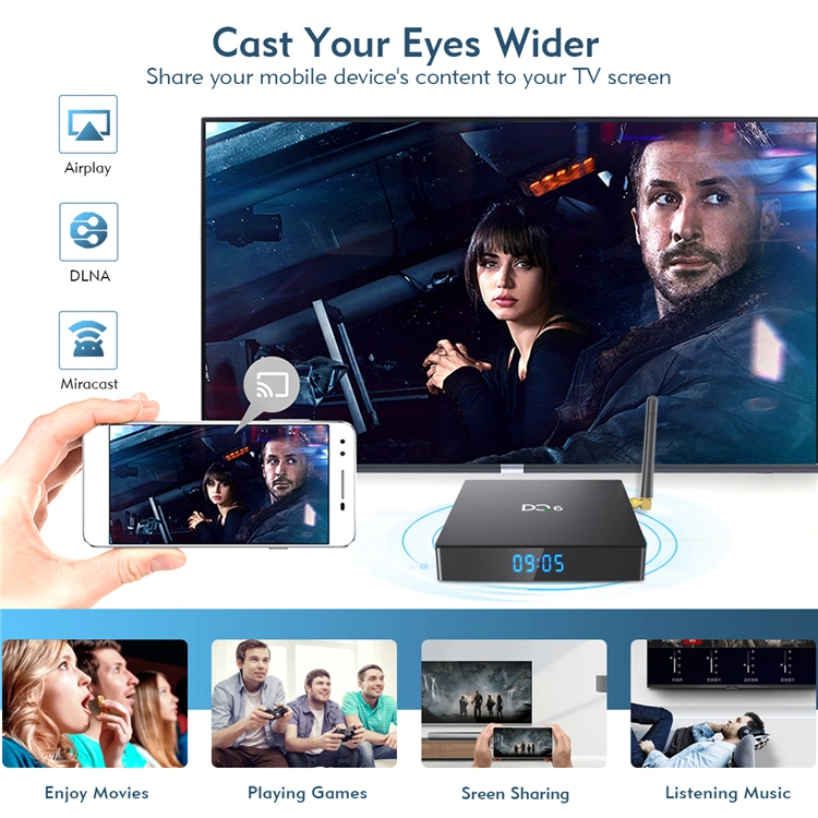 New Faster Infomir Dq6 Android 10 IPTV Set-Top Box Media Streamer Full HD TV Box