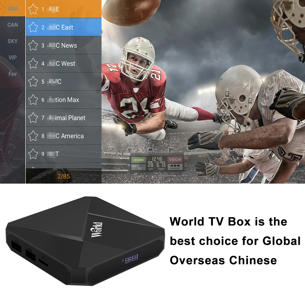 IPTV Set-Top Box World TV Box Arabic IPTV Box Free for Life Wtv PRO IPTV