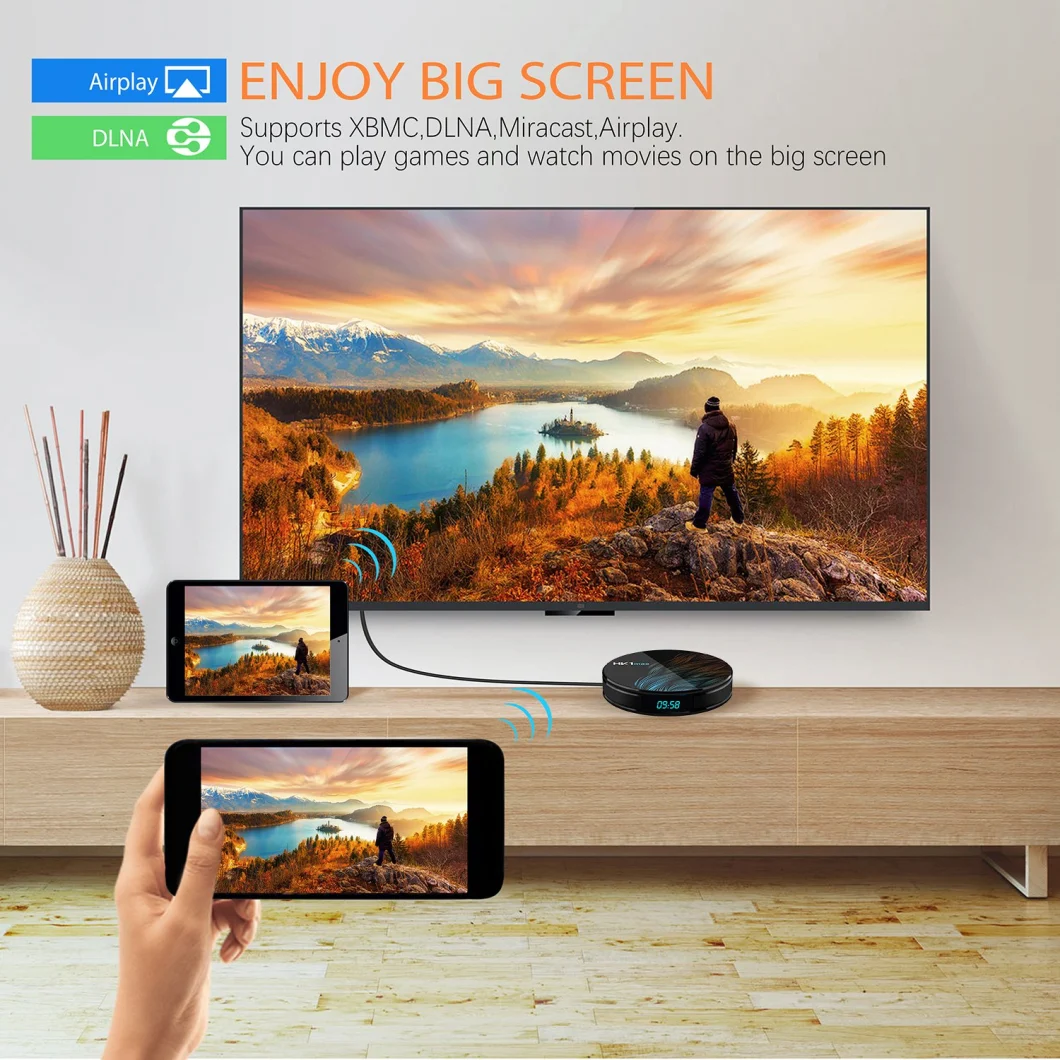 Newest TV Box Rk3328 HK1 Max 2GB 16GB Android 9.0 Digital Set Top Box