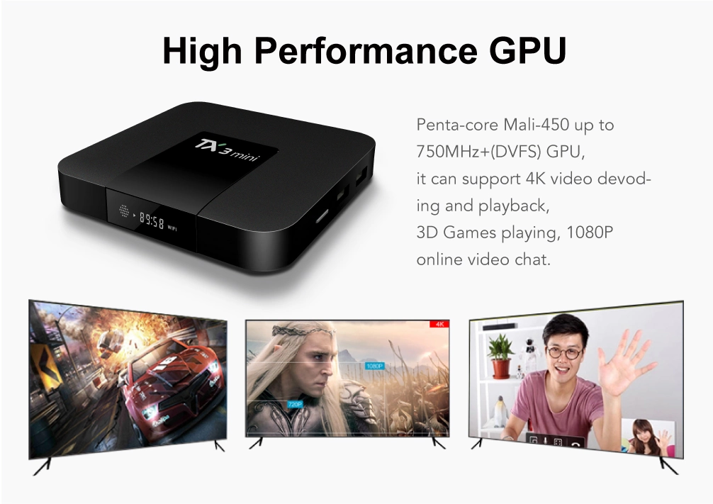 Android 7.1 TV Box S905W 2GB 16GB Set Top Box 4K Android TV Box
