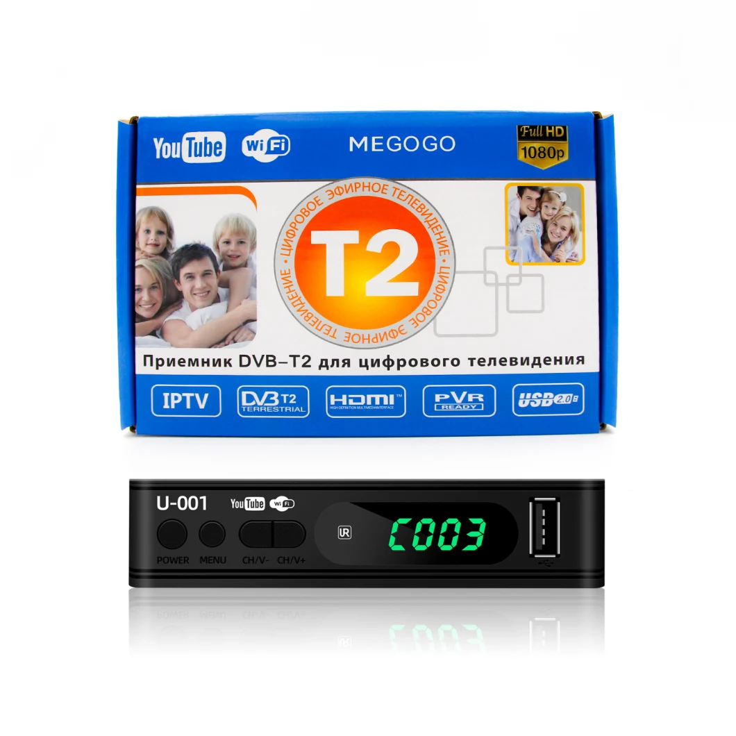 Shenzhen Manufacturer Junuo DVB-T2 Modulator Set Top Box DVB T2