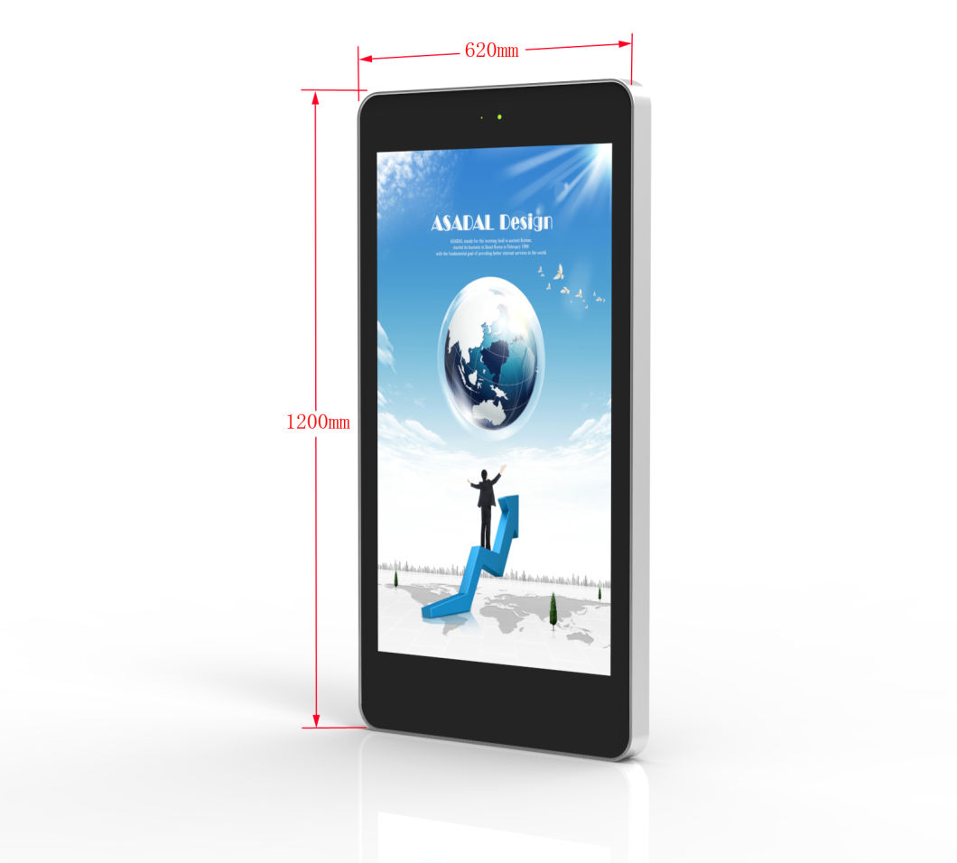 34 Inch Touch Screen High Resolution Movable Promotional Advertising Display Screen