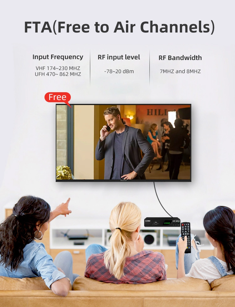 DVB-T2 MPEG4 H. 264 Terrestrial Receiver Full HD USB Digital DVB T2 Set Top Box