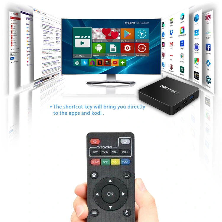Internet TV Set Top Box HK1 PRO S905X2 4G 32g TV Box with Smart Android Internet TV Box