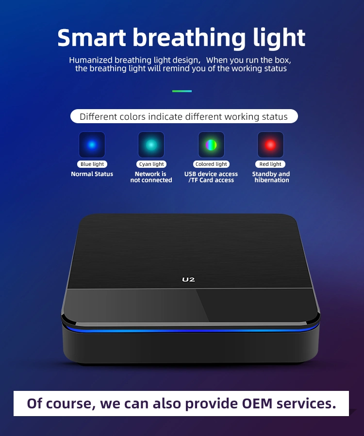 High Definition Set Top Box Android 4K Amlogic S905X3 Set Top Box Gtmedia