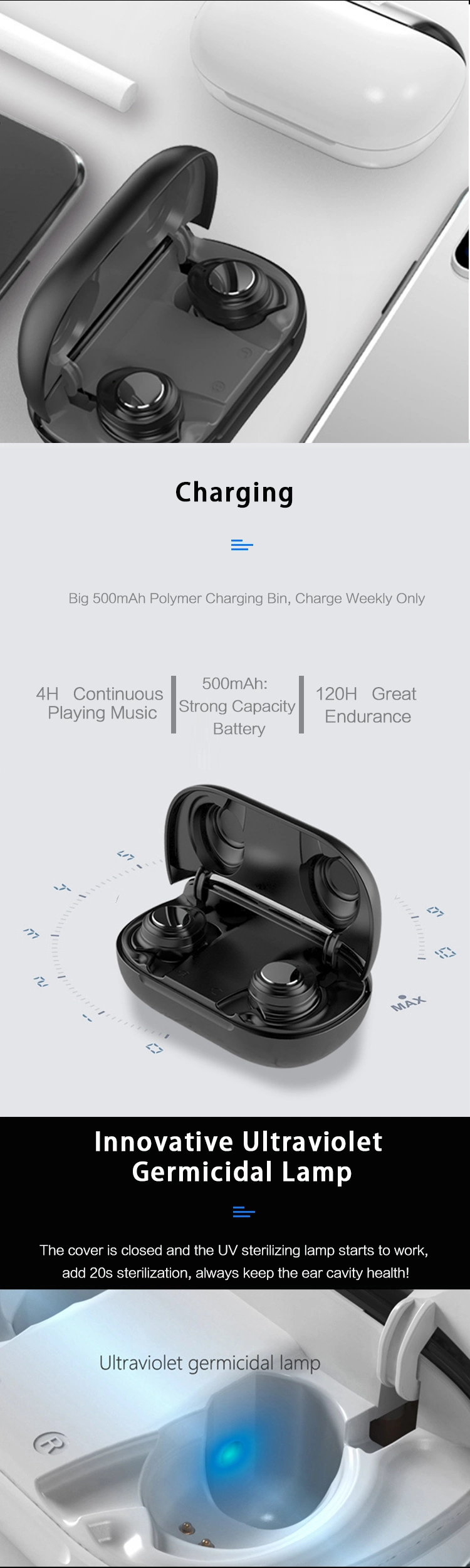 Logic Sky Tws-X9PRO Bluetooth Headset Earbuds