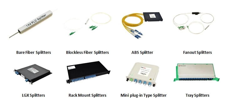 Manufacturers Cassette Type Fiber Optic 1*8 Lgx PLC Splitter