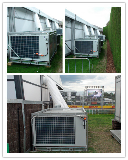Rooftop Packaged Air Conditioning Unit with Siemens PLC Controller Free Cooling and Fresh Air