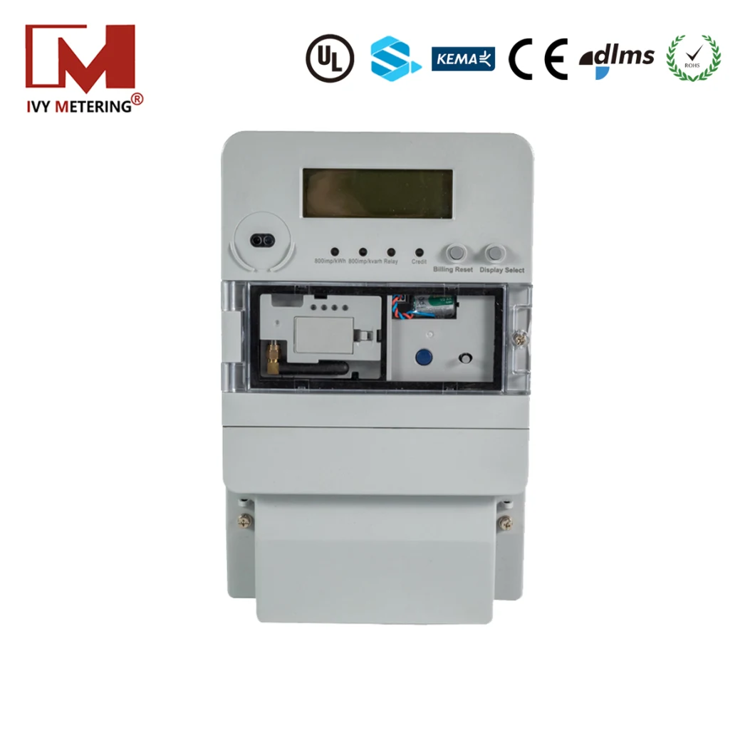 PLC Zigbee GPRS Communication Optional 3p4w Digital Electrical Multimeter