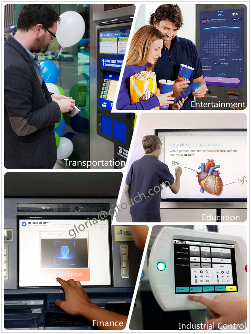 Touch Screen Manufacturer 15.6'' Touch Screen Monitor with Pcap Touch Screen