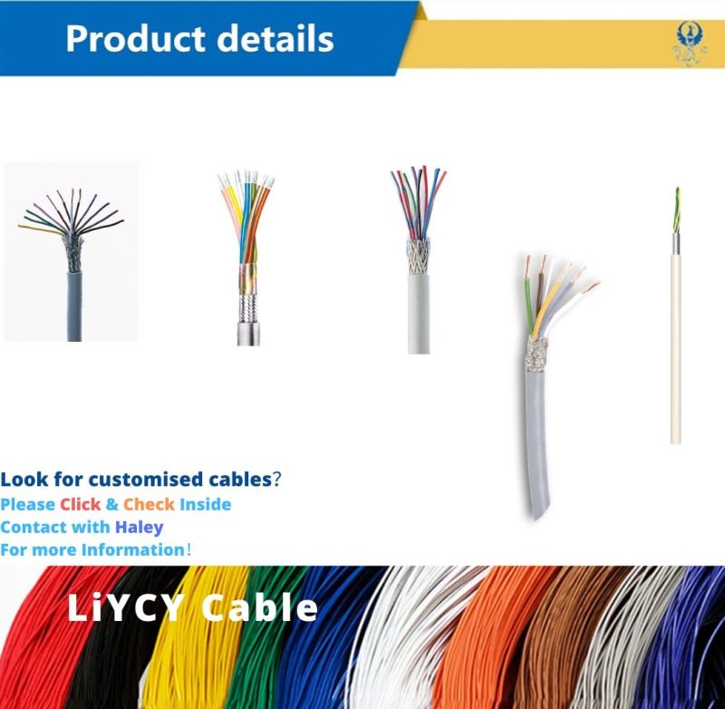 Mechanical System Control Cable Ce Certificated Yy Cy Sy Liycy Flexible Multi-Core Control Cable