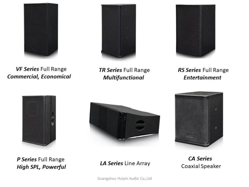 Powerful 12 Inch Full Range Loudspeakers for Outdoor 1000wrms Double 12 Inch Speakers
