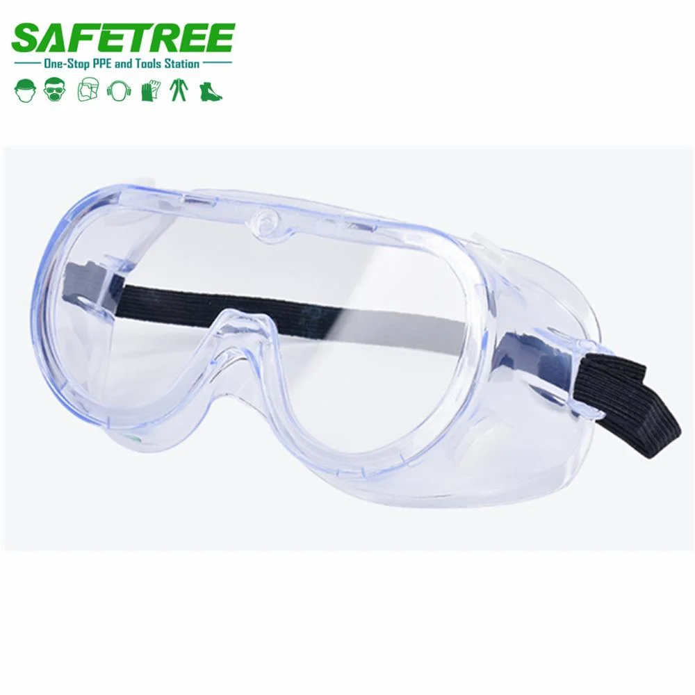 Safetree PPE Personal Safety Equipment Safety Goggles, Transparent Protective Work Safety Glasses Clear Safety Goggles Gt2807