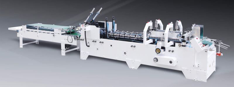 Paper Box Gluing Machine with PLC Touch Screen Control