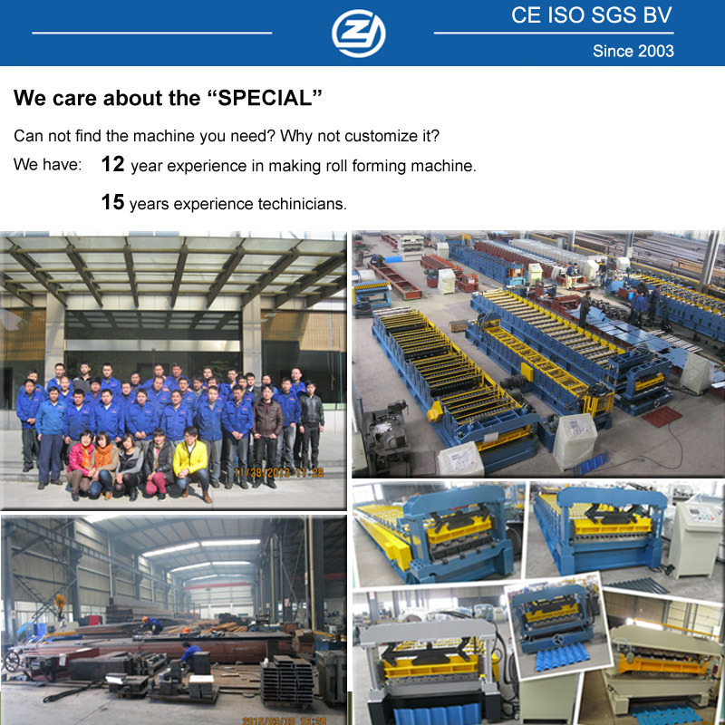 Aluminium Step Glazed Roof Tile Roll Forming Machine PLC Control with ISO/Ce/SGS/Soncap