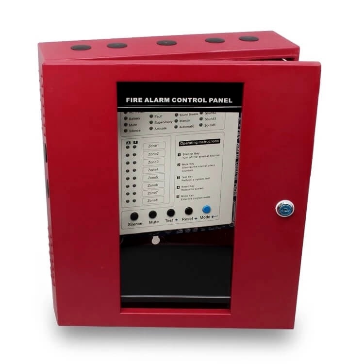 4 Zone Fire Alarm System Control Panel for Smoke Detectors