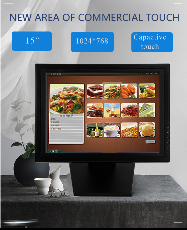 15" 17" Inch TFT-LCD 15 Inch Touch Monitor POS ATM Touch Screen Monitor