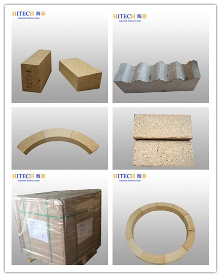 China Supply Zibo Hitech Refractory Lining Material High Alumina Bricks for Chemicals Cement Industry