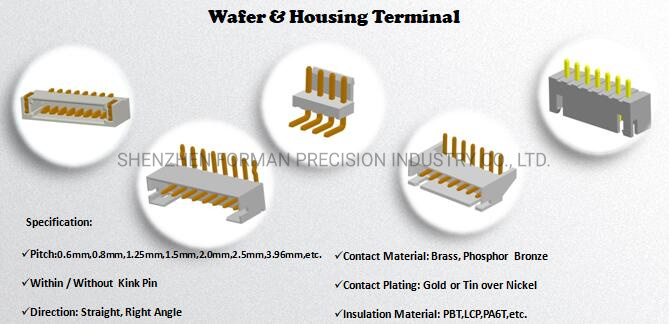 1X5 Pins Female Pin Header Electrical Board to Board Spare Parts Electrical PCB Terminals OEM Services