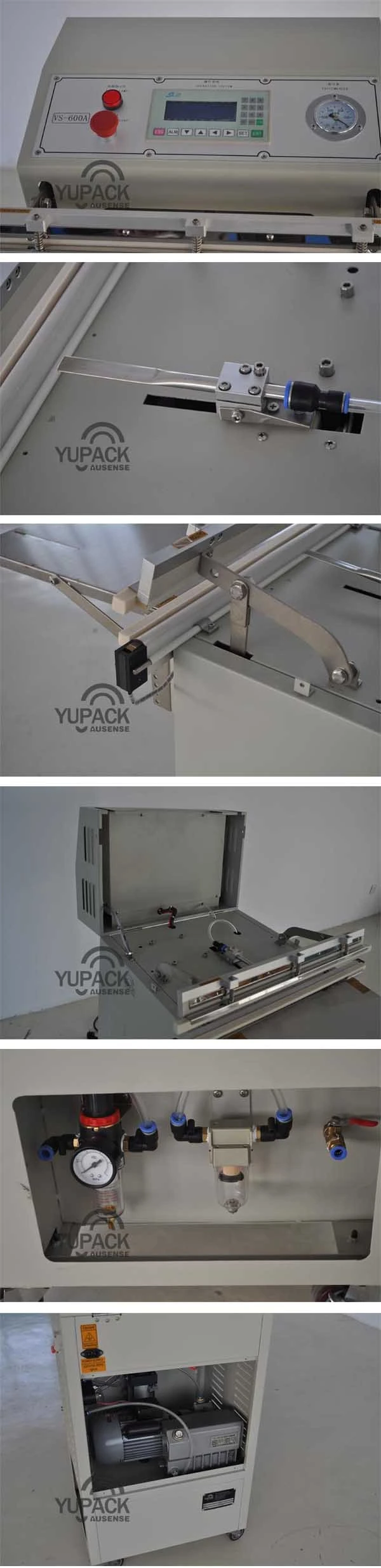 PLC Control Panel Nozzle Type Vs-600 Vacuum Sealers Packing Machine