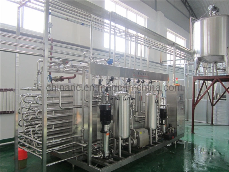 Full Automatic Sterilization Machine with PLC Control System Tube Uht Milk Sterilizer