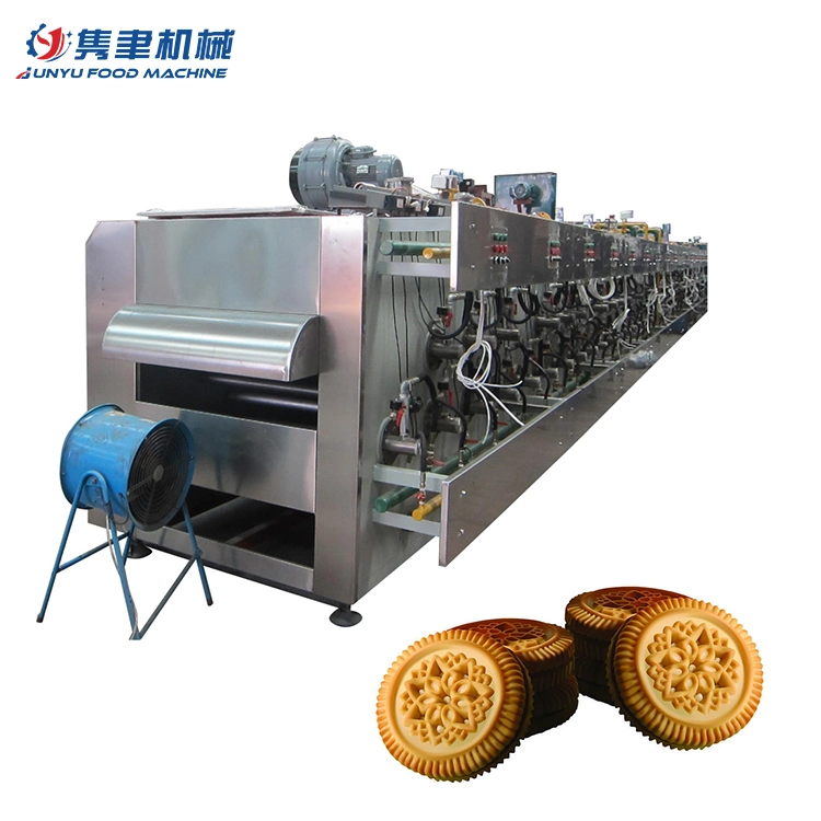 Junyu Brand Machine de Fabrication Biscuits with PLC Control