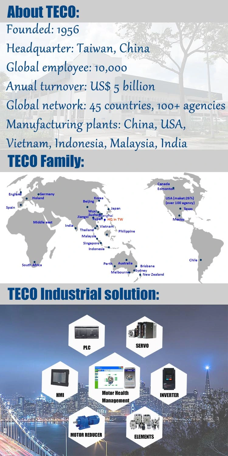 Taiwan Teco Servo Controller and Servo Motor