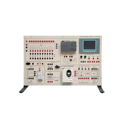Electronically Controlled Industrial Installation (PLC S7-1200 + HMI touch screen) Didactic Equipment Electrical Laboratory Equipment for University