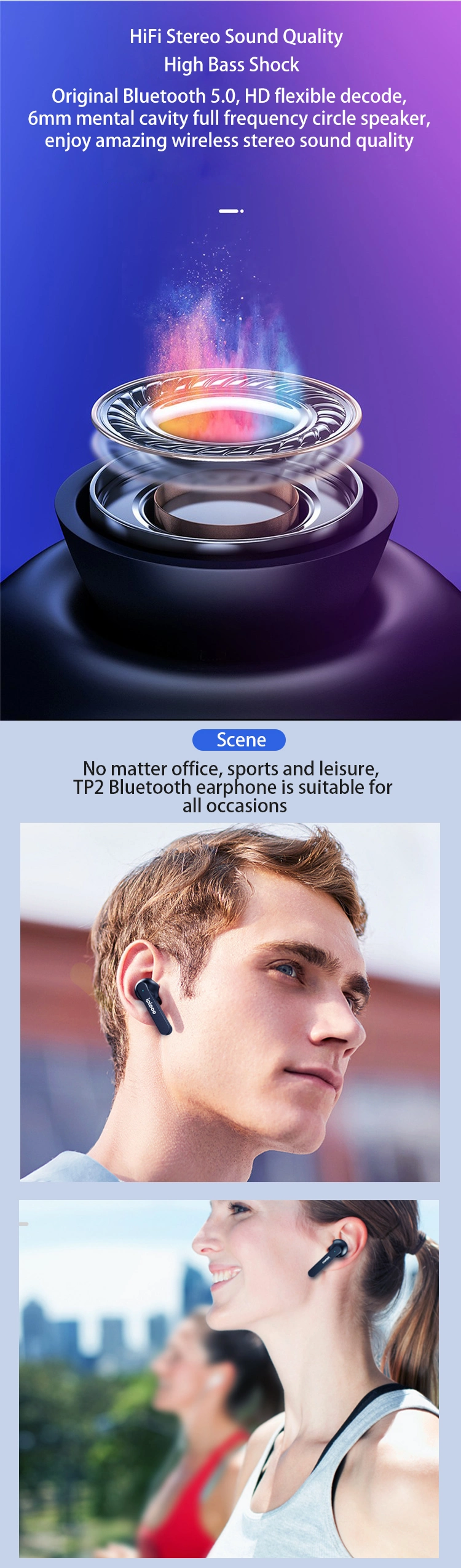 Logic Sky Tp2 Bluetooth Headset Earbuds