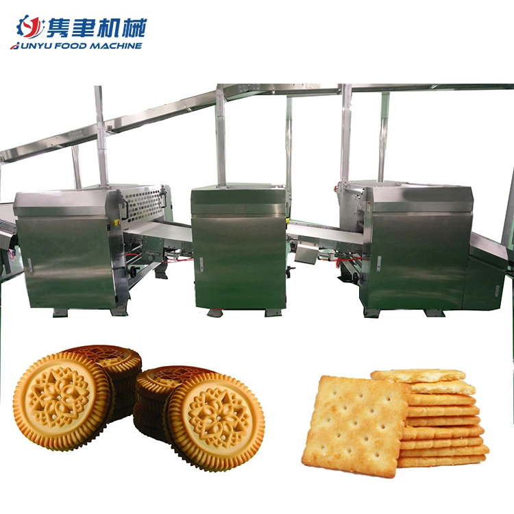Gas Tunnel Biscuit Production Oven Full Auto Process Plc