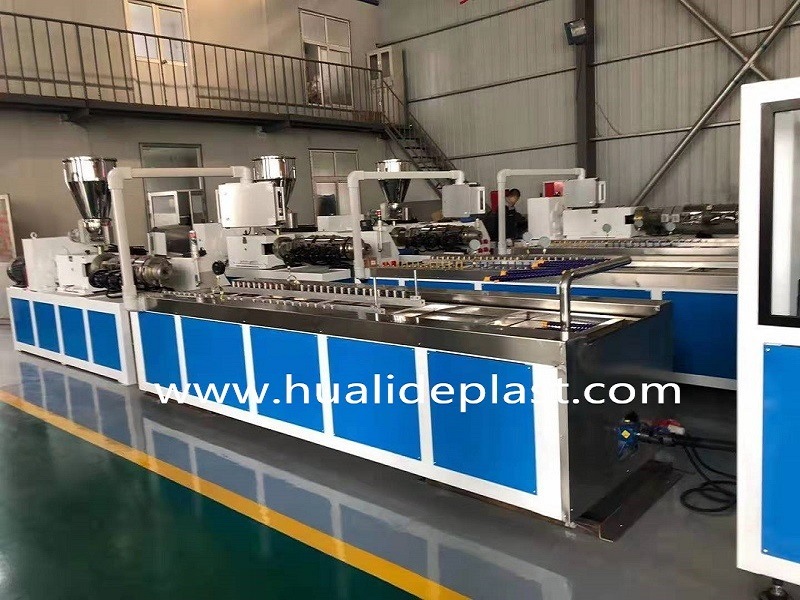 High Automation PE Decking Profile Production Line