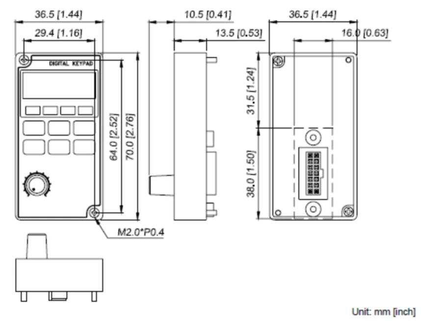 Mini Vector Control Frequency Inverter Same as Delta VFD-M/VFD-L