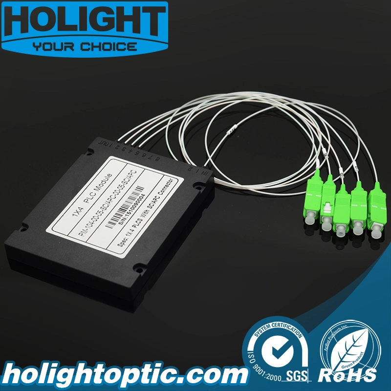 Fiber Optic ABS Box 0.9mm 1X4 Sc APC PLC Module