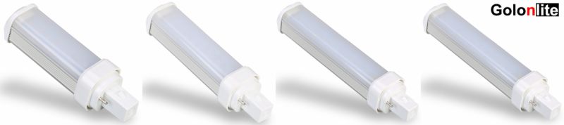 High Lumens Good Quality LED PLC Light E27 E26 G23-2 G24q G24D 7W LED Pl Lamp