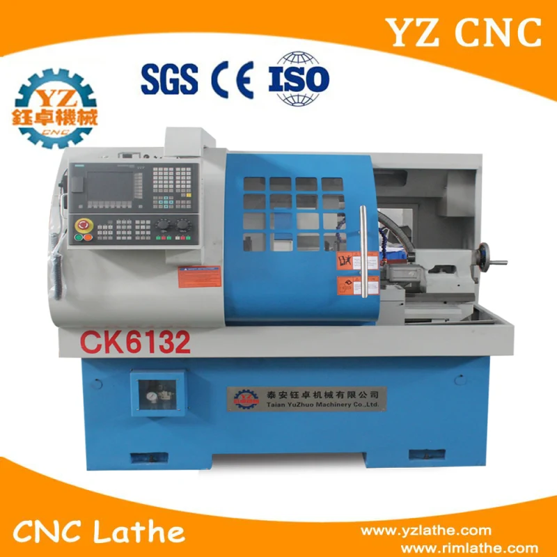 Ck6132 with Bar Feeder and GSK Controller CNC Lathe