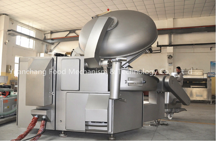 Omron PLC Control Vacuum Meat Bowl Cutter