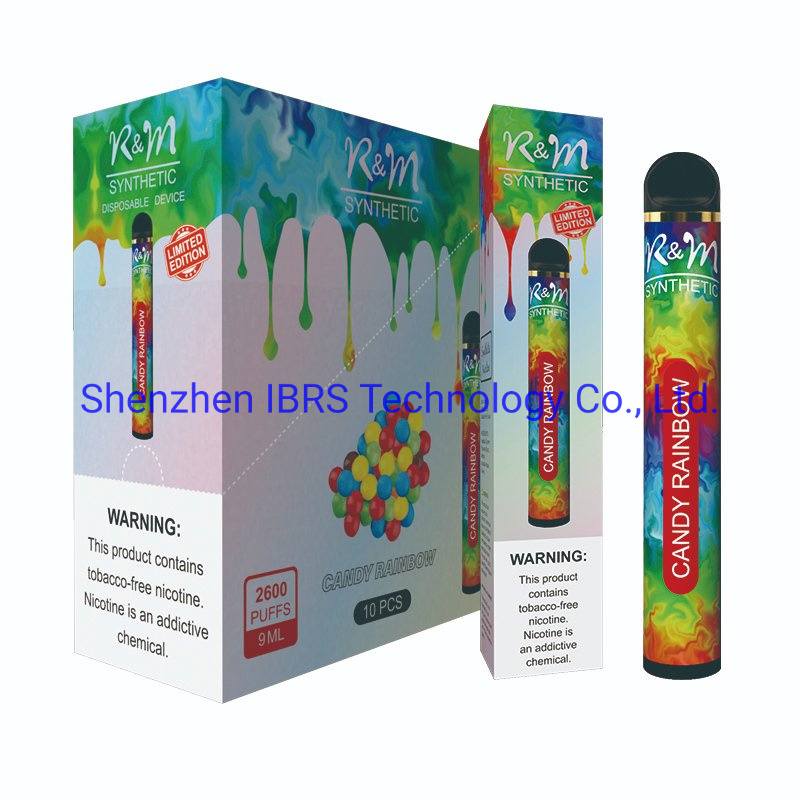 New Innovation Synthetic Nicotine Disposable Vape 2600 Puffs R&M Synthetic