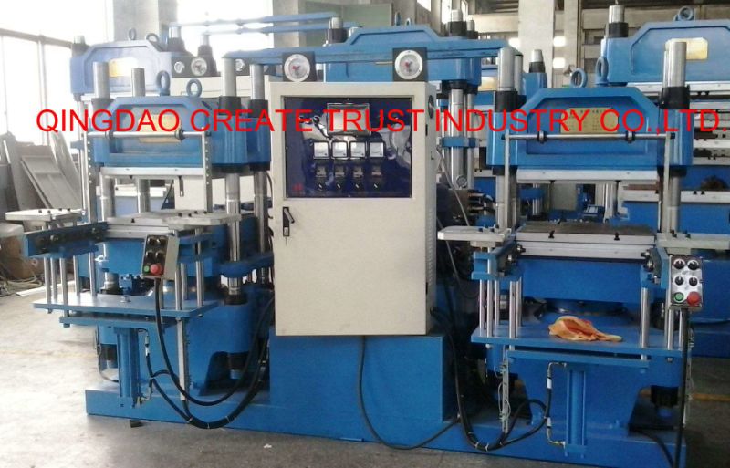 High Quality Level Rubber Plate Vulcanizing Press with PLC Control System