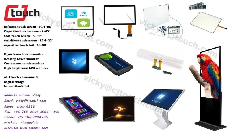 60'' Capacitive Touch Screen Foil Use for LCD/LED Monitor