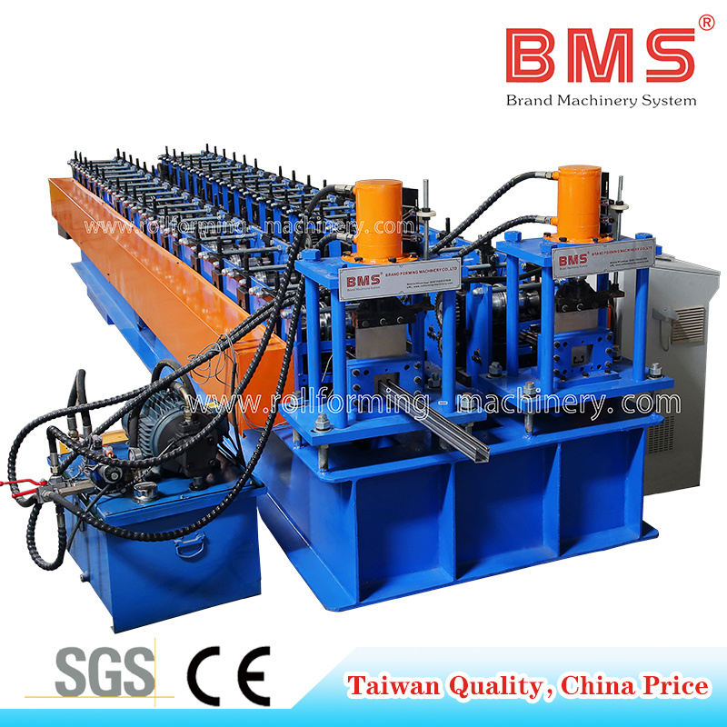 Dual Solar Panel Bracket Roll Forming Machine with PLC Control System