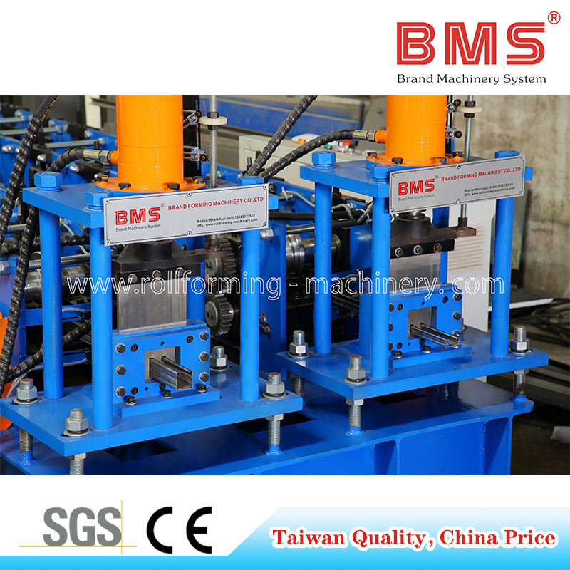 Double Solar Panel Support Roll Forming Machine with PLC Control System