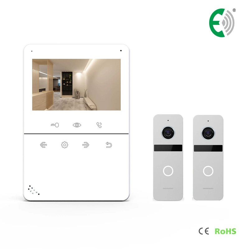 4.3" Home Security Video Door Phohe Memory Door Bell Intercom