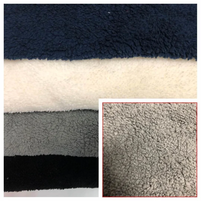 100% Polyester Shu Velveteen Fleece Fabric with Dyed