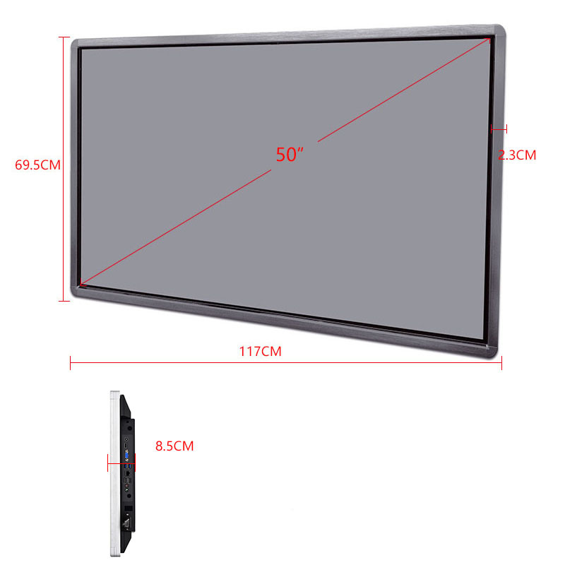 Wall Hanging Windows Operation System LCD Touch Screen LCD Ad Player