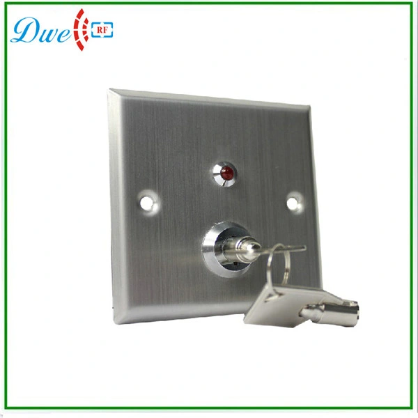 Key Switch with LED Indicator Push Button Switch Dw-806L