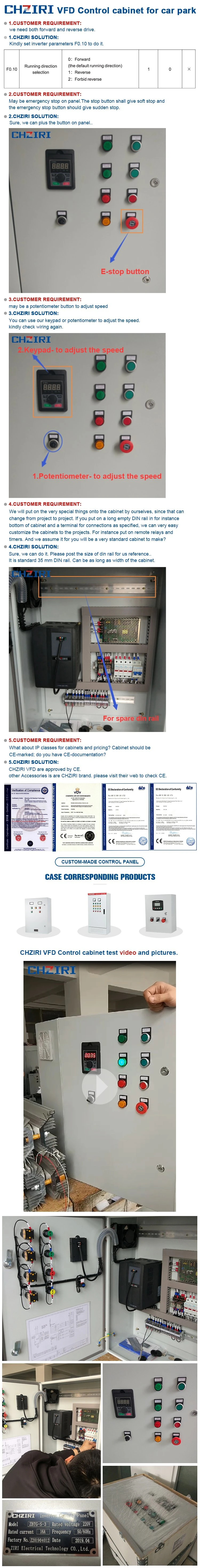 3.7kw Customized Wholesale PLC Control Panel Enclosure with ISO9001