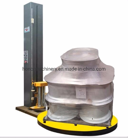 Factory Price Pallet Stretch Film Wrapping Machine with PLC