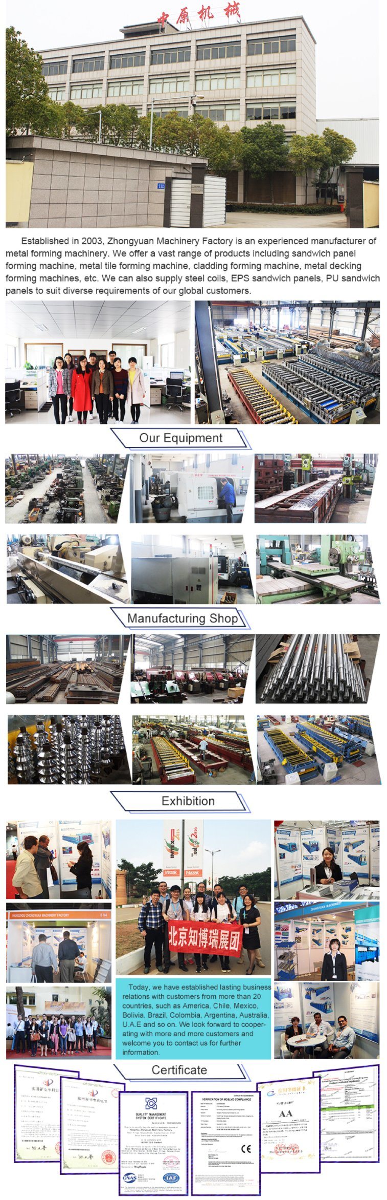 Good Sale Mitsubishi PLC Control Hydraulic Steel Roof Sheet Metal Roll Forming Machine for Sale