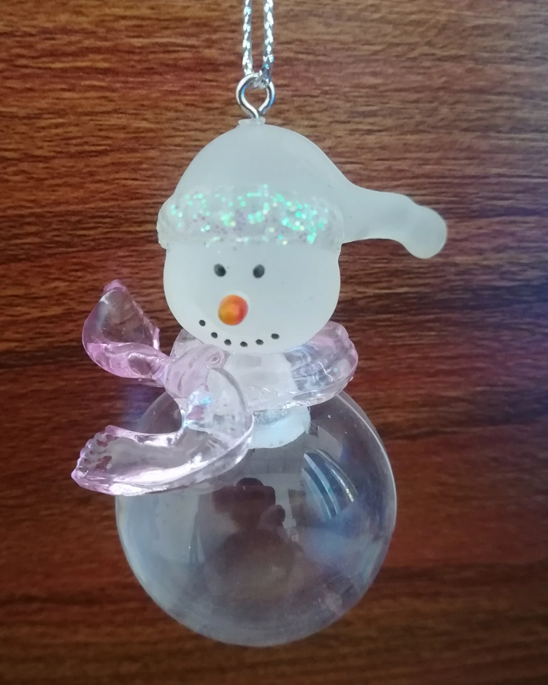 Acrylic Snowman Christmas Ornament Tree Decoration