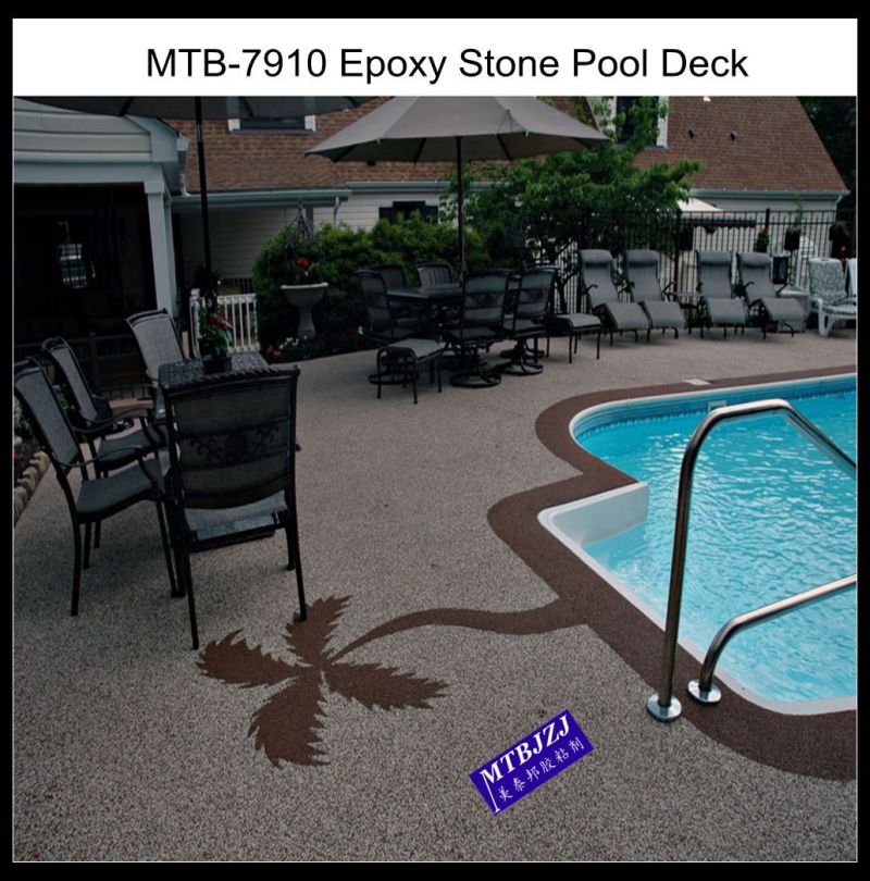Creative Innovation Epoxy Resin Water Permeable Swimming Pool Deck